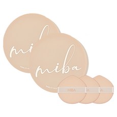 MIBA Nano-fit Proof氣墊粉餅, 2個, N23 Natural Beige