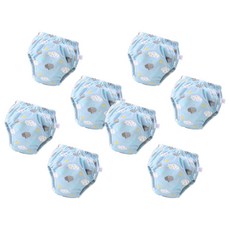 스타도어 유아용 큐트패턴 배변팬티 2p 세트, 클라우드, 4개