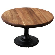 10吋蛋糕盤, 無邊黑底, 1個