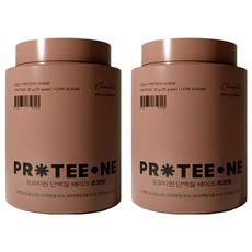 proteeone 蛋白奶昔粉 巧克力口味, 490g, 2罐