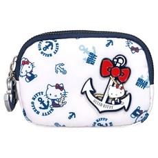 Hello Kitty 凱蒂貓 皇家航海 雙層零錢包 KT03J10WT