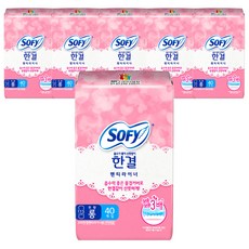 쏘피 한결 팬티라이너, 롱, 40개입, 6개
