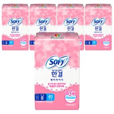 쏘피 한결 팬티라이너, 롱, 40개입, 5개