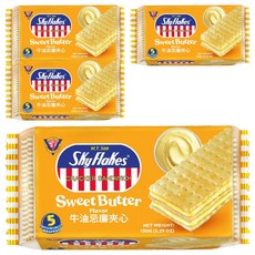 SkyFlakes 空中霸王鮮奶油風味夾心餅乾, 150g, 4袋