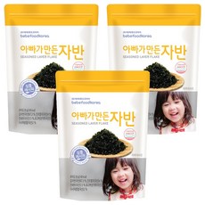 베베푸드 아빠가 만든 자반, 김자반, 30g, 3개