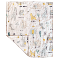 Embrace 英柏絲 純天絲兒童涼被 ABC動物園, 100 x 120cm