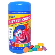 미스터버블 피지 텁 칼라즈 유아 입욕 물감 케이스형, 300g, 1개