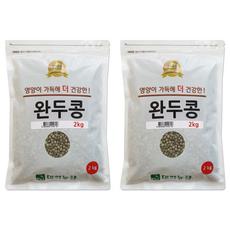 대한농산 완두콩, 2kg, 2개