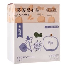 Fruithing 菓茶很有事 清潤防護茶, 7g, 5包, 1盒