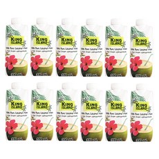 KING ISLAND 椰子水, 330ml, 12個