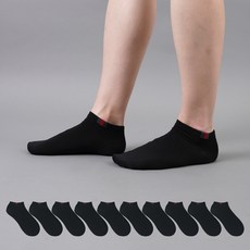 가나양말 남성용 포인트 발목 교복 유니폼 깔끔한 스니커즈 운동화 양말 10켤레