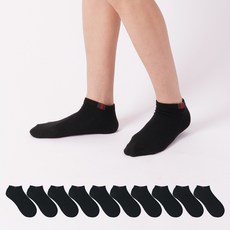 가나양말 여성용 포인트 발목 학생 교복 유니폼 깔끔한 스니커즈 운동화 양말 10켤레