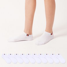 가나양말 여성용 포인트 발목 학생 교복 유니폼 깔끔한 스니커즈 운동화 양말 10켤레