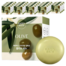 해피바스 오리지널 컬렉션 비누 올리브향, 90g, 20개