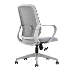 YOKA 佑客家具 111辦公椅, 灰色, 1060 x 650 x 590mm