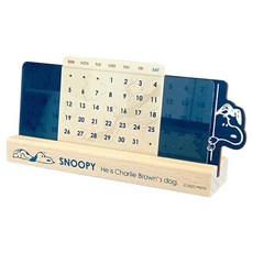 PEANUTS 史努比 S/N 組立式天然木萬年曆, 1個