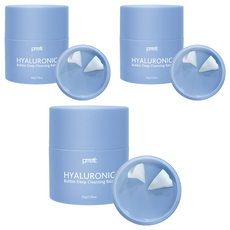 Prreti 玻尿酸泡泡深層潔顏膏, 50g, 3罐