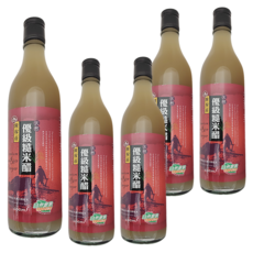 陳稼莊 優級糙米醋, 600ml, 5瓶