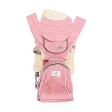 Gabesy 嘉貝星 嬰兒背巾豪華款, 12種背法, 水晶粉, 15kg耐重, 大容量儲物袋, 不適用