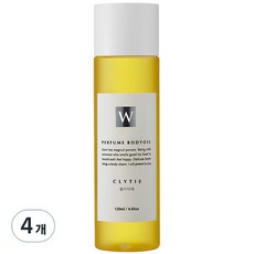 화이트센트 향기좋은 모이스처 마사지 바디오일 클리티에, 120ml, 4개