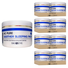 SKINEYE AC Pure舒緩晚安面膜 美白/抗皺, 120ml, 8罐