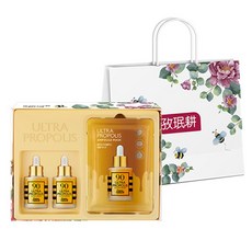 Jaminkyung 孜珉耕 Ultra蜂膠安瓶 35ml 2瓶+面膜 20g 7片+購物袋, 1組