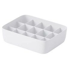 Life+ 多功能可堆疊分隔衣物 15格, 29 x 23 x 8cm, 白色, 1個