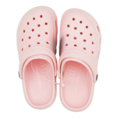 韓系風格厚底布希鞋, 粉色, 23(36/37)