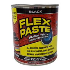 FLEX PASTE 飛速填縫補洞膏 黑色 防水防潮, 1.36kg, 1罐