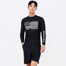 aquatica 男款防磨衣上衣 AQAMT401 + PZ 緊身短褲套裝