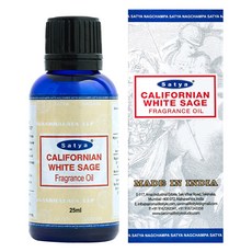 NAG CHAMPA KOREA 線香香氛精油, 1個, 白鼠尾草, 25ml