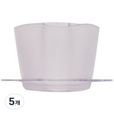 아미공 치약 칫솔 홀더, 화이트(불투명), 5개