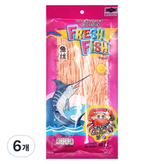 新鮮螃蟹 花蟹口味 魚零食, 6個, 80g