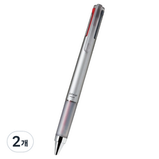 PILOT 百樂 多功能Gel Ink果汁Up 4色多色筆 0.4mm, 銀, 2支