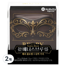 맥널티커피 베니스브루 베리 블로썸 드립백 커피, 2개, 7개입, 12g