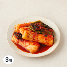 바른테이블 전라도 여수 알타리 총각김치, 1kg, 3개
