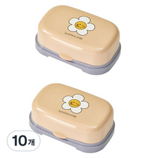 THE ZAKKA 彩色微笑肥皂盒 隨機出貨, 粉紅色, 10個