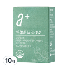 뉴트리모어 액티브 플러스 엽산 800 15g, 30정, 10개
