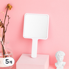 Nalli Sisters 便攜式迷你手拿鏡 9 x 16 x 0.45 cm, 5個, 白色