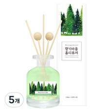 향기마을 실내용 홈 디퓨저, 피톤치드, 150ml, 5개