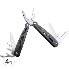 Dandy Quartz萬用露營夾 黑色, 4個