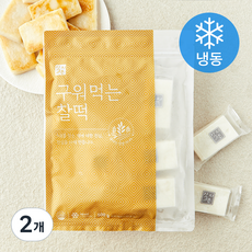 갓지은 구워먹는 찰떡 (냉동), 500g, 2개, 1개입