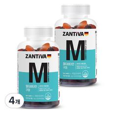 ZANTIVA Natural Plus 綜合維他命軟糖 300g, 120錠, 4個