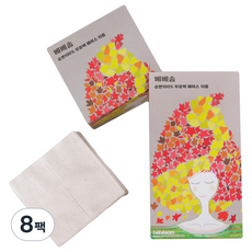bebesom 棉質洗臉巾, 60張, 8盒
