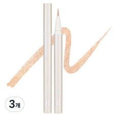 홀리카홀리카 글리츠 아이라이너 0.55g, 01 네이키드쉘, 3개