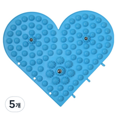 Thumbs Mine 高級足部指壓墊 33 x 33 cm, 愛心藍色, 5個