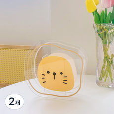 캐릭터 소품 보관함 D 대형, 2개, 투명