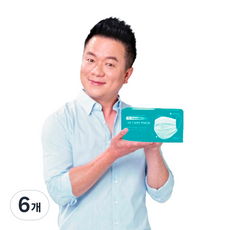 童款平面口罩 S號, 白色, 50片, 6組