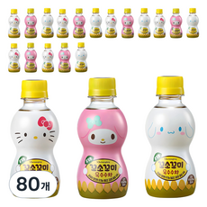 꼬소꼬미 유기농 옥수수차 캐릭터 랜덤발송, 200ml, 80개