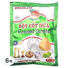 QUODAO 코코넛밀크 파우더, 50g, 6개